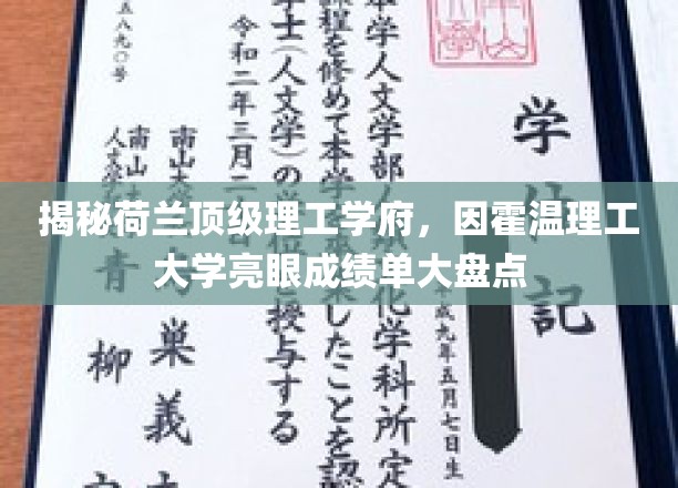 探索荷兰精英教育巅峰，因霍温理工大学的卓越成就全景解读