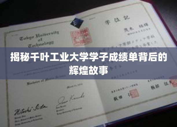 千叶工业大学学子，揭开成绩单背后的励志篇章