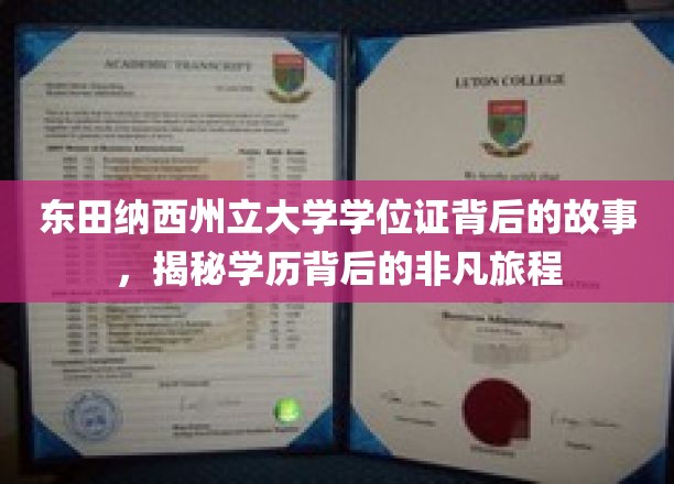 东田纳西州立大学学位证背后的故事，探寻学历背后的非凡旅程