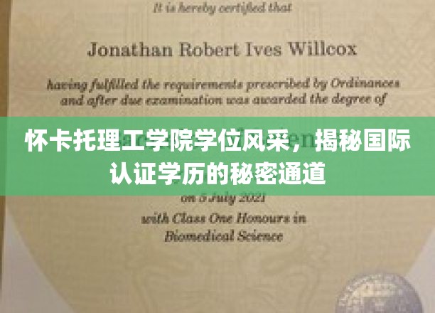 怀卡托理工学院学位风采，揭秘国际认证学历的秘密通道