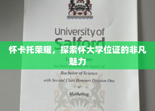 怀卡托荣耀，探索学位证的非凡魅力