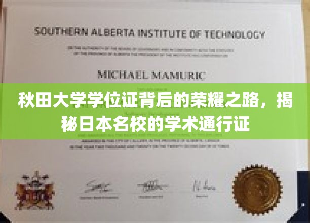 秋田大学学位证背后的荣耀之路，揭秘日本名校的学术通行证