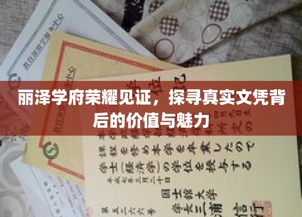 丽泽学府荣耀见证，探寻真实文凭背后的价值与魅力
