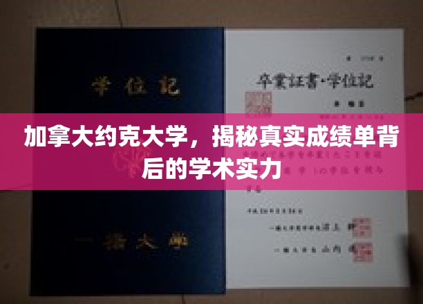 揭开约克大学成绩单之谜，探秘加拿大顶尖学府的学术底蕴