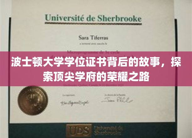 波士顿大学学位证书，揭秘顶尖学府的荣耀轨迹