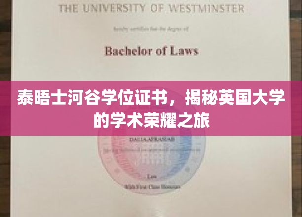 泰晤士河谷学位证书，揭秘英国大学的学术荣耀之旅