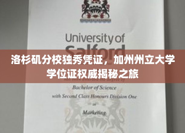 加州州立大学洛杉矶分校学位证背后的传奇认证之旅