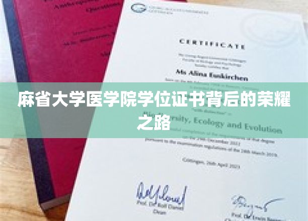 探寻麻省大学医学院学位证书背后的辉煌历程