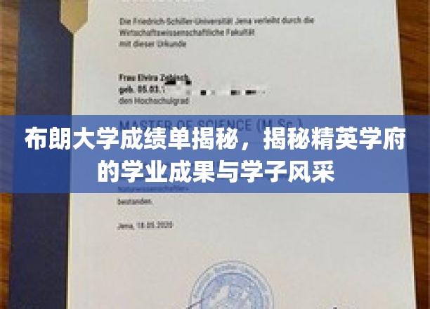 布朗大学成绩单揭秘，揭秘精英学府的学业成果与学子风采