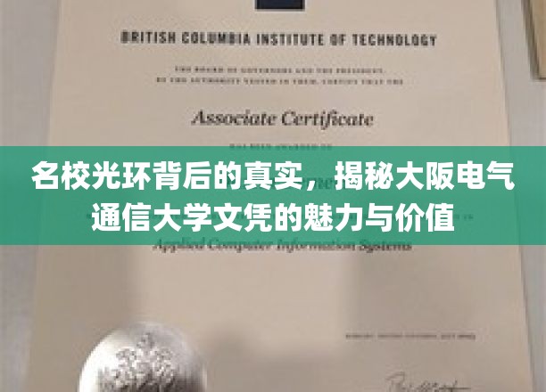 探寻名校光环下的奥秘，大阪电气通信大学文凭的非凡魅力与深远价值