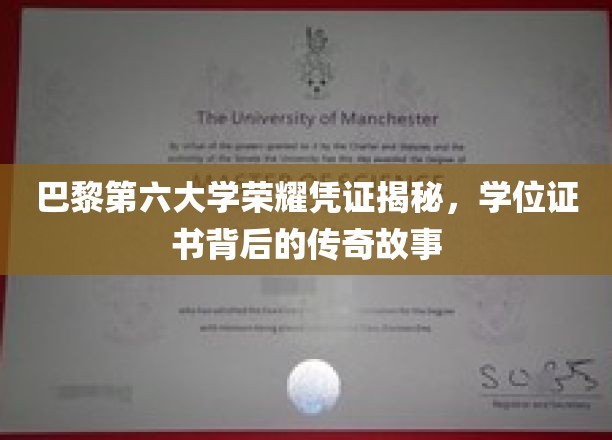 探寻巴黎第六大学荣耀证书，学位背后不为人知的传奇故事