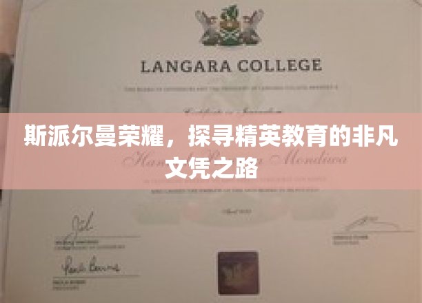 解码精英摇篮，斯派尔曼荣耀的非凡文凭传奇