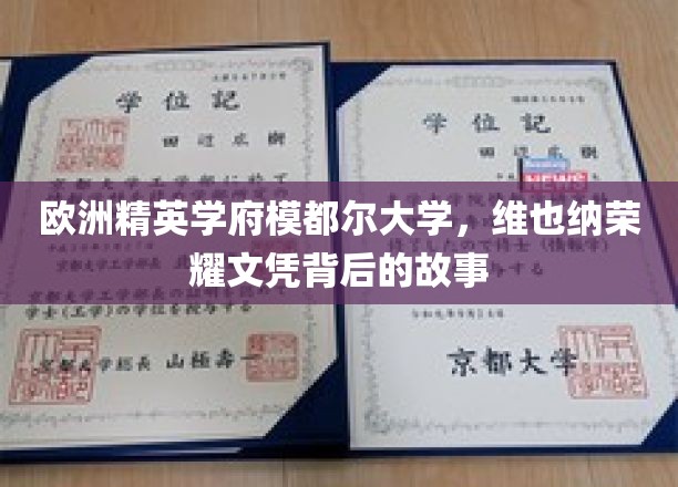 欧洲精英学府模都尔大学，维也纳荣耀文凭背后的故事
