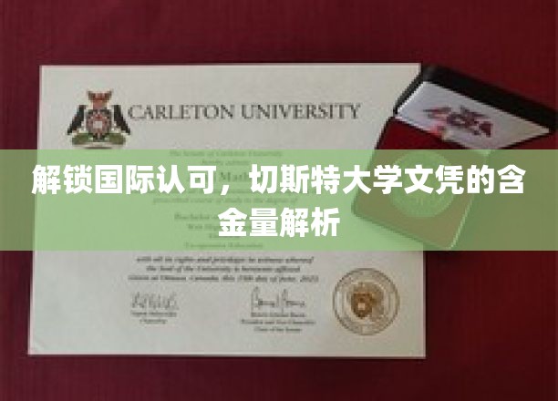 解锁国际认可，切斯特大学文凭的含金量解析