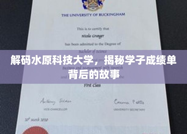 水原科大风云录，揭秘学子成就背后的不凡历程