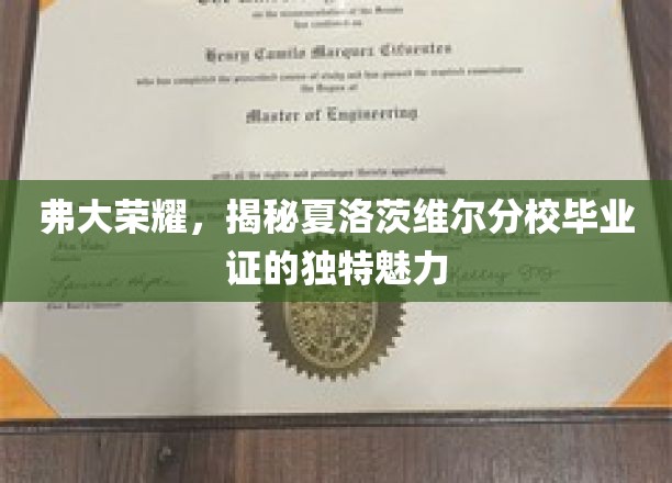弗大风采，一探夏洛茨维尔分校毕业证的独到韵味