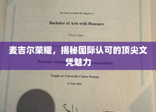 麦吉尔荣耀，揭秘国际认可的顶尖文凭魅力