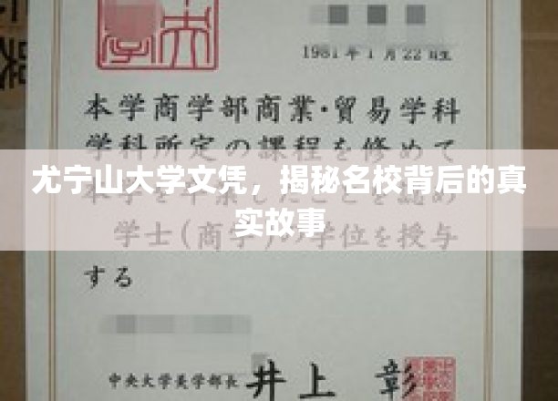 解码尤宁山，名校文凭背后的不为人知传奇