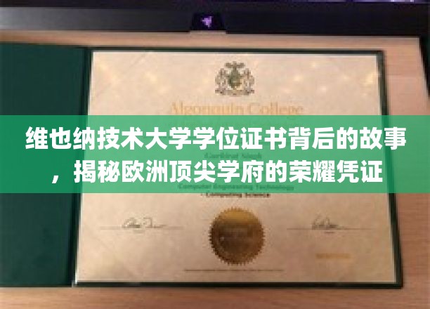 维也纳技术大学学位证书背后的故事，揭秘欧洲顶尖学府的荣耀凭证