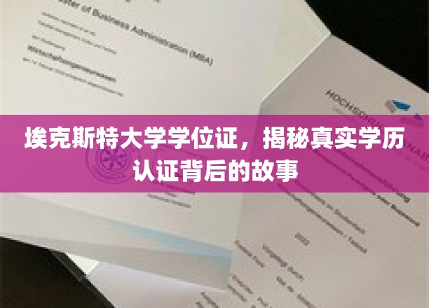 埃克斯特大学学位证书，揭秘真实学历认证背后的故事