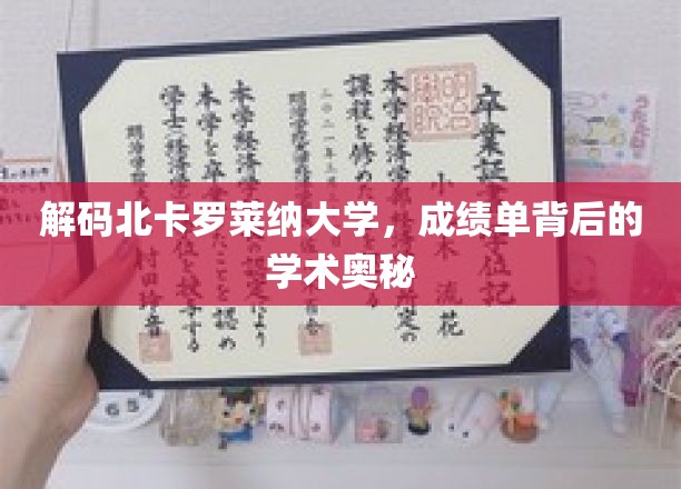 揭开北卡罗莱纳大学成绩单的学术面纱