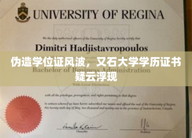 学历造假疑云再起，又石大学证书风波引关注