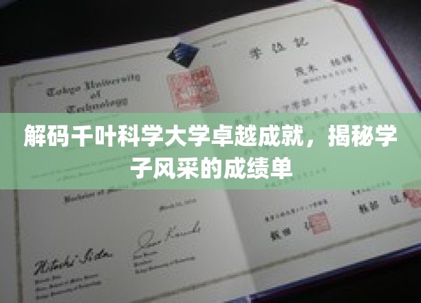 千叶科学大学荣耀瞬间，学子非凡成就大揭秘