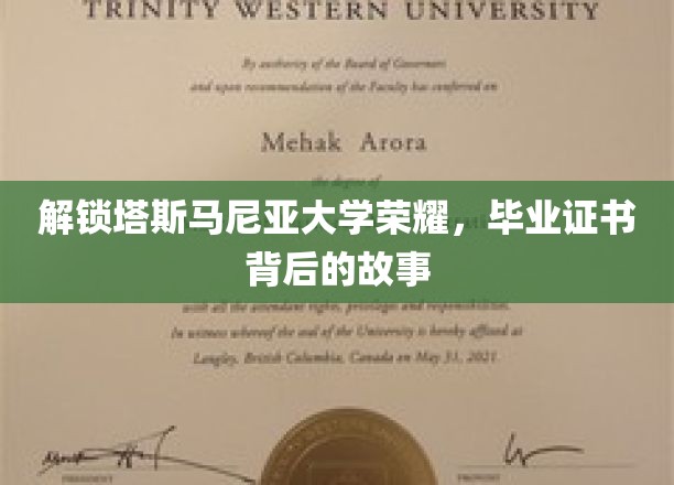 解锁塔斯马尼亚大学荣耀，毕业证书背后的故事