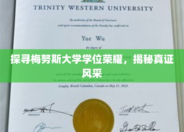 梅努斯荣耀揭秘，学位证书背后的真知风采