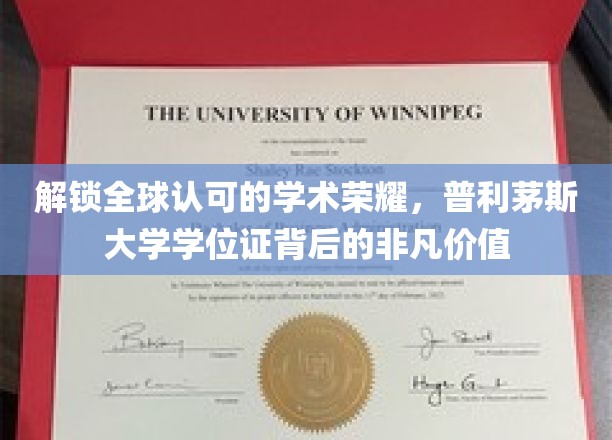 国际学术通行证，揭秘普利茅斯大学学位证的全球魅力