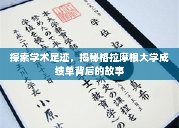 解码格拉摩根大学成绩单，探寻学术成就的神秘轨迹
