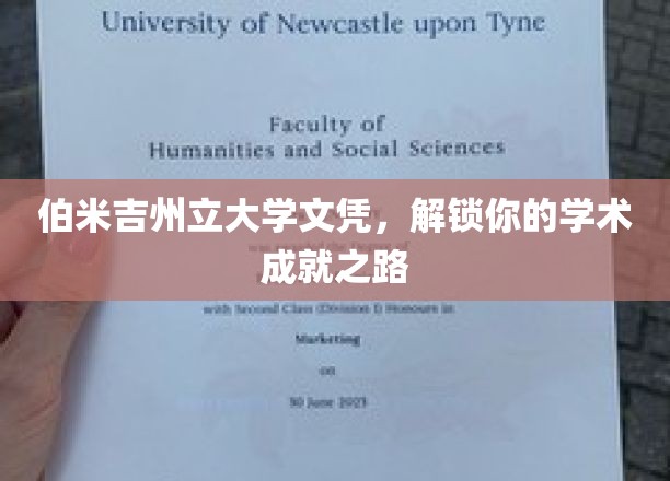 解锁学术巅峰，伯米吉州立大学文凭，成就非凡未来