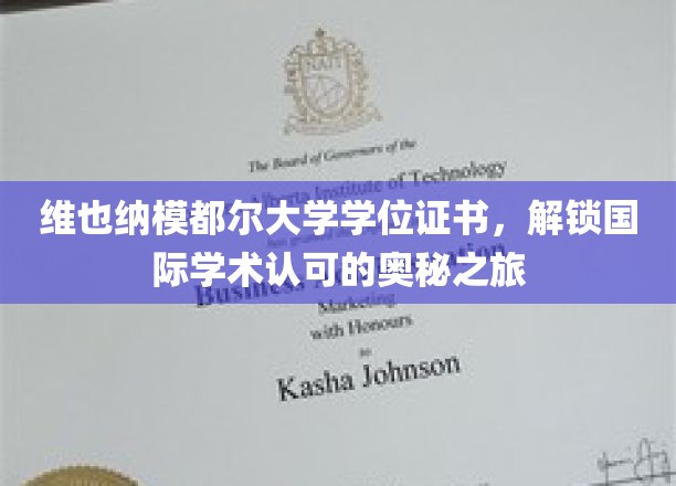 维也纳模都尔大学学位证书,解锁国际学术认可的奥秘之旅