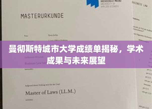 解码曼彻斯特城市大学，成绩单背后的学术实力与未来蓝图