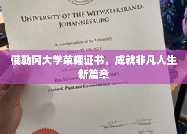 俄勒冈大学荣耀证书，开启非凡人生新篇章