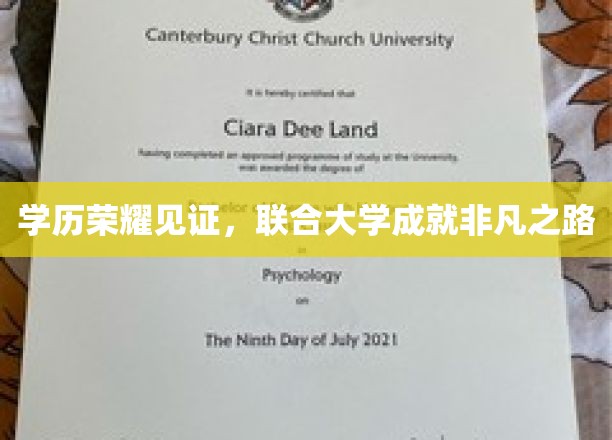 联大荣耀，学历铸就非凡人生轨迹