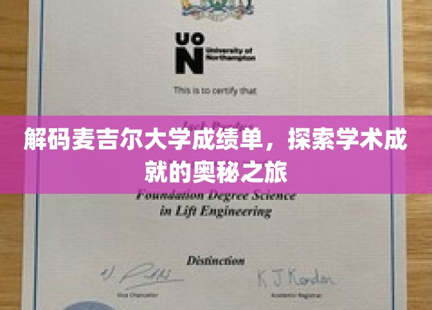 探寻麦吉尔大学成绩单背后的学术秘境