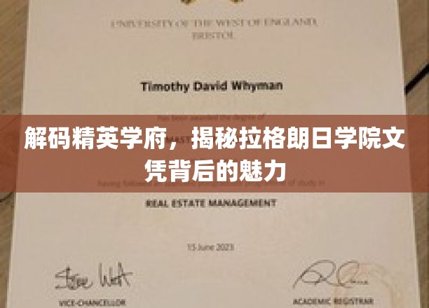 解码精英学府，探寻拉格朗日学院文凭背后的魅力