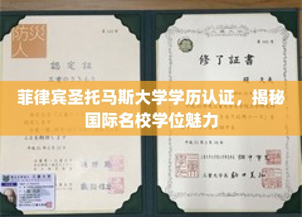 解码菲律宾圣托马斯大学，国际名校学位的非凡魅力