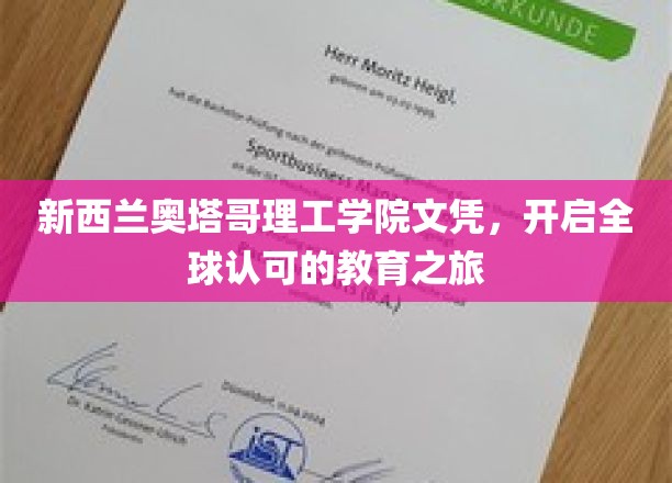 奥塔哥理工学院文凭，跨国界教育新起点