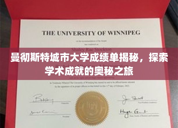 解码曼彻斯特城市大学，揭开学术辉煌背后的秘密之旅