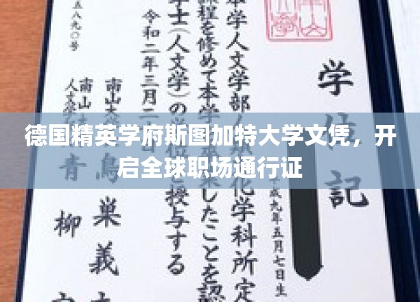 斯图加特大学荣耀文凭，助你职场全球畅行无阻