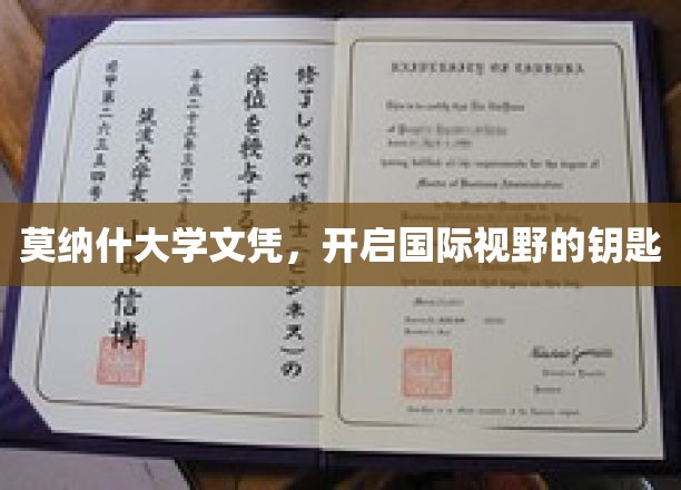 莫纳什文凭，解锁全球视野新篇章
