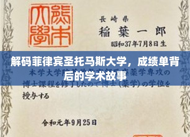 探寻菲律宾圣托马斯大学，成绩单背后的学术传奇