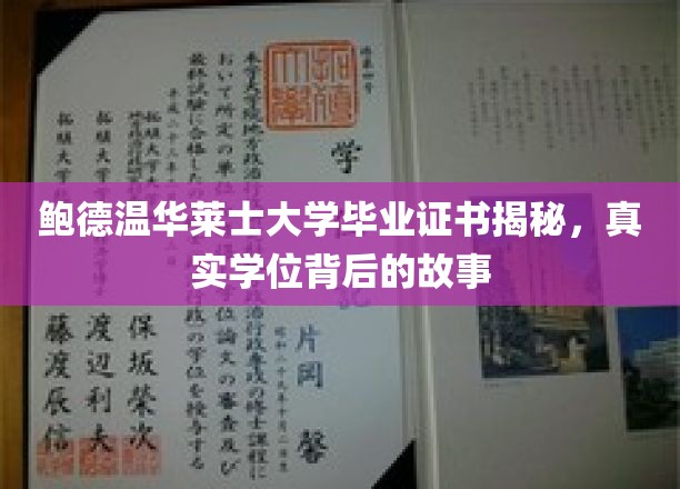 鲍德温华莱士大学学位之谜，揭开真实学位背后的传奇历程