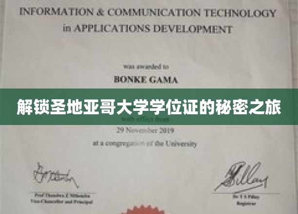 探寻圣地亚哥大学学位证背后的传奇之旅
