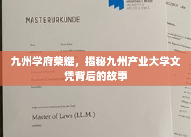 九州学府之光，探寻产业大学文凭背后的传奇历程