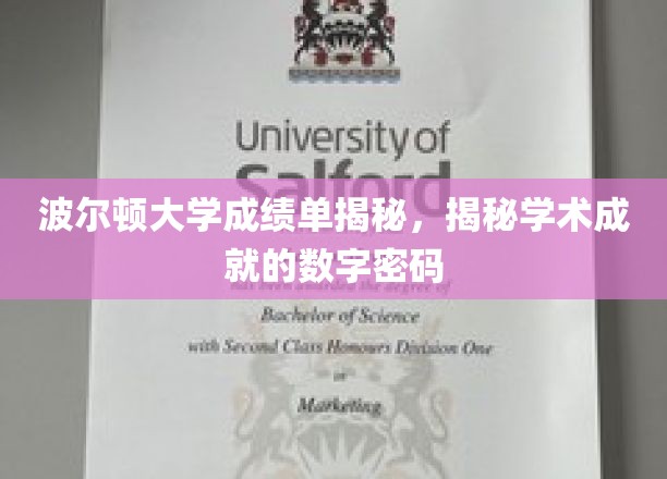 波尔顿大学成绩单揭秘，揭秘学术成就的数字密码