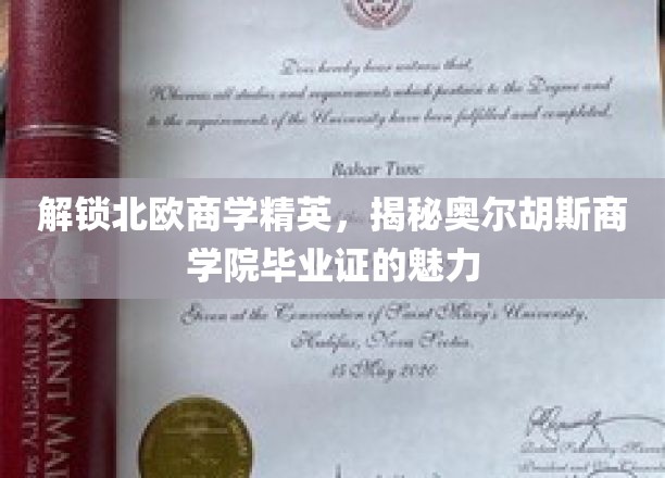 北欧商学翘楚，奥尔胡斯商学院毕业证背后的非凡价值