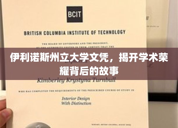 伊利诺斯州立大学文凭，探寻荣耀背后的真实轨迹